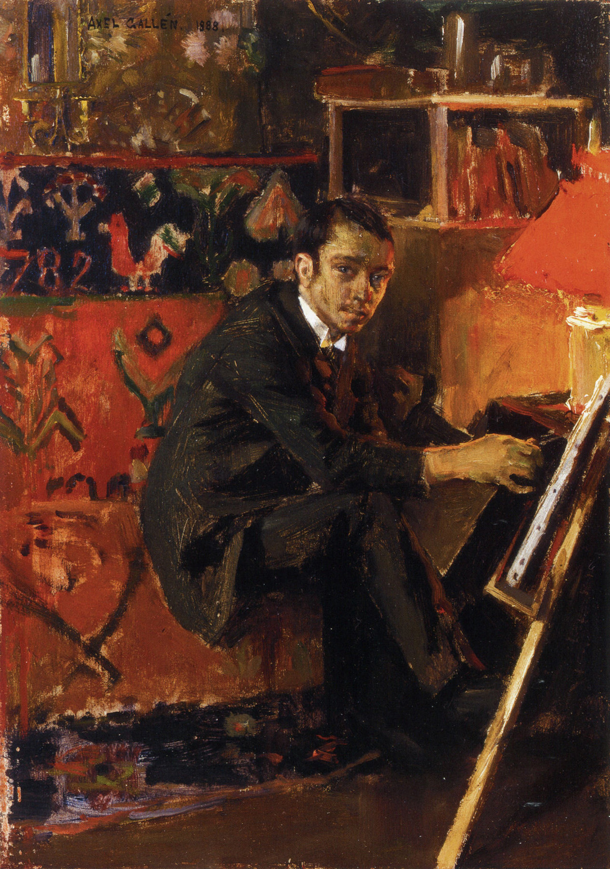 the artist by akseli gallen-kallela